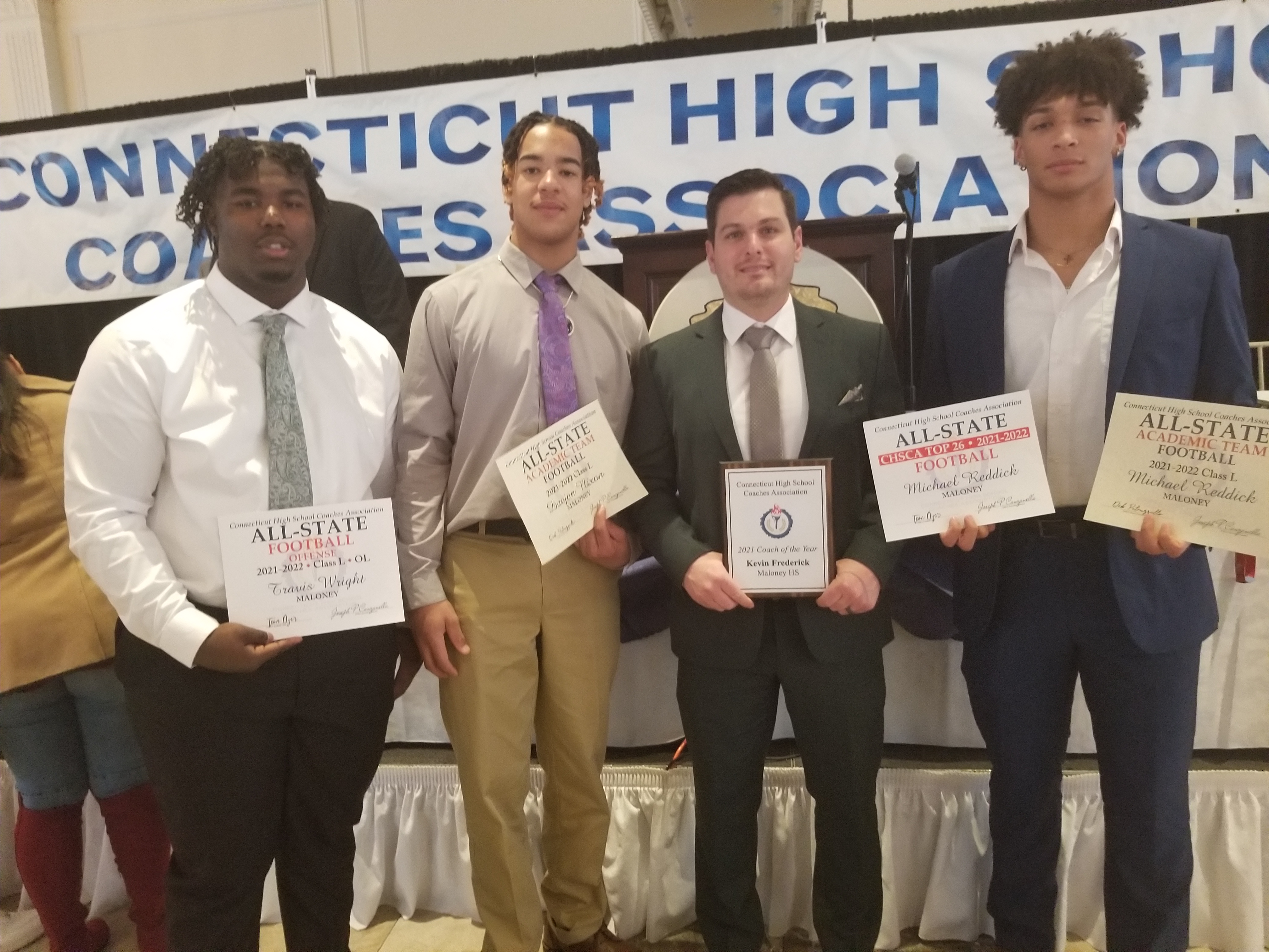 Coach Frederick- CT Coach of the Year | Maloney High School CT